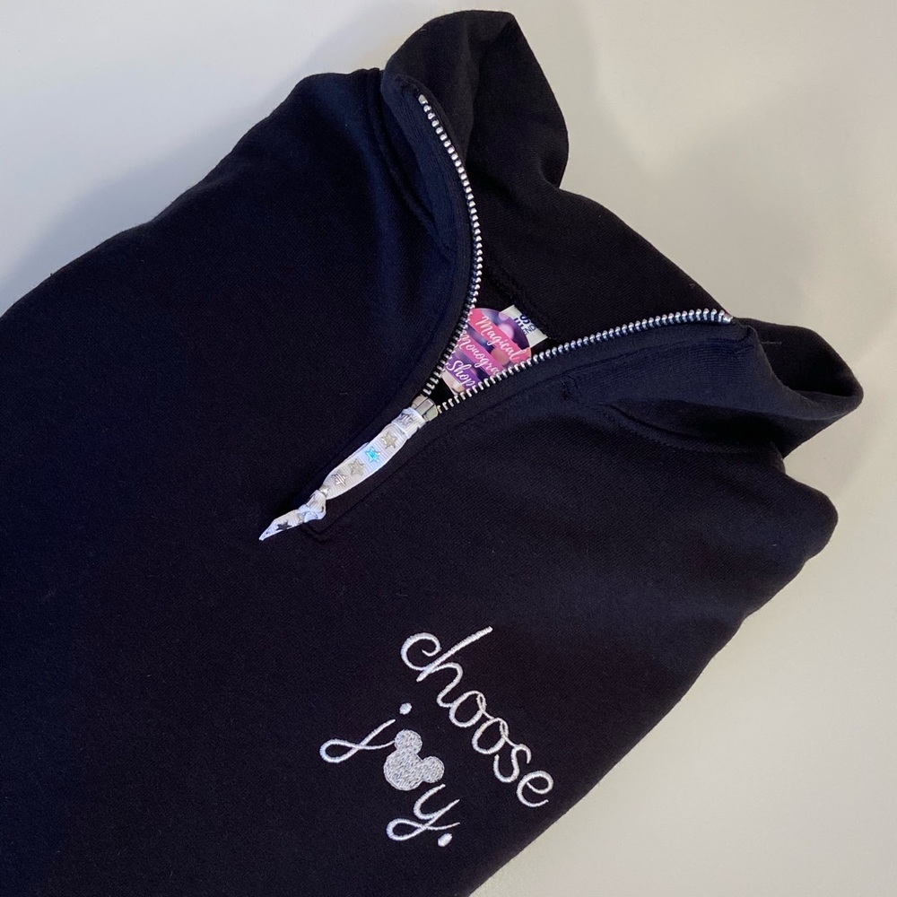 Choose Joy Disney Quarter Zip Sweatshirt